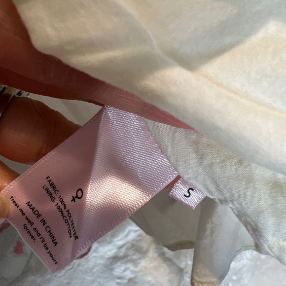 SELKIE The Moonlight Puff Dress In Love Letters Hearts Script Printed S - Picture 6 of 9